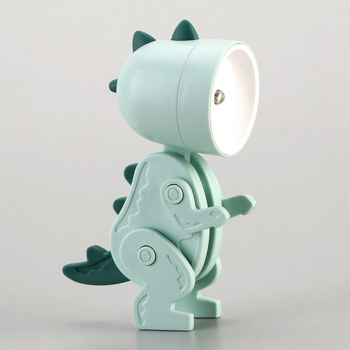 Gentle glow dinosaur night lamp, a charming addition to any child's bedside table.