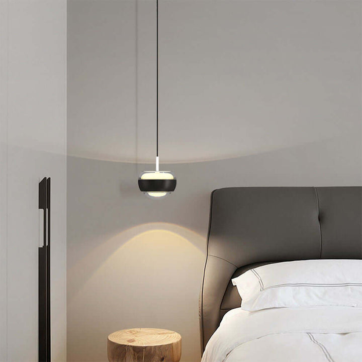 Semicircle LED Pendant Light, Modern Hanging Ceiling Lamp
