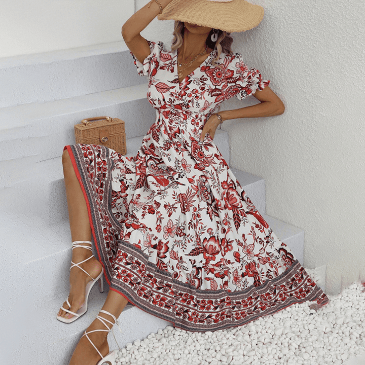 Floral Dress - Elegant & Timeless