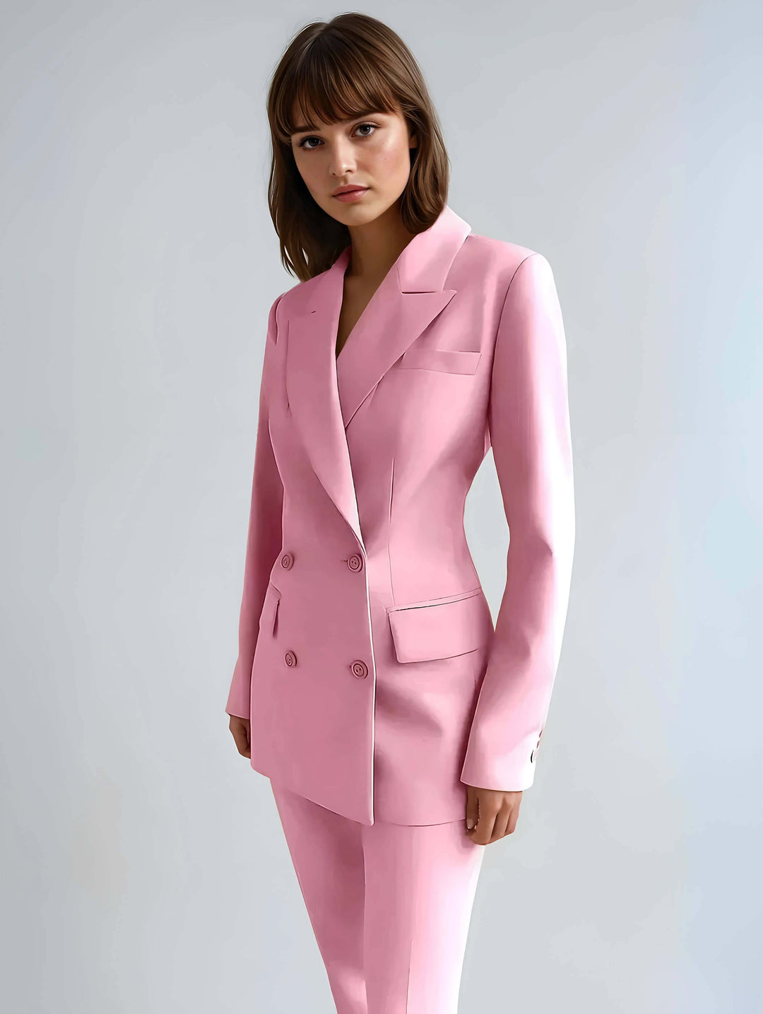 Tailored Blazer and Trousers Set for Women