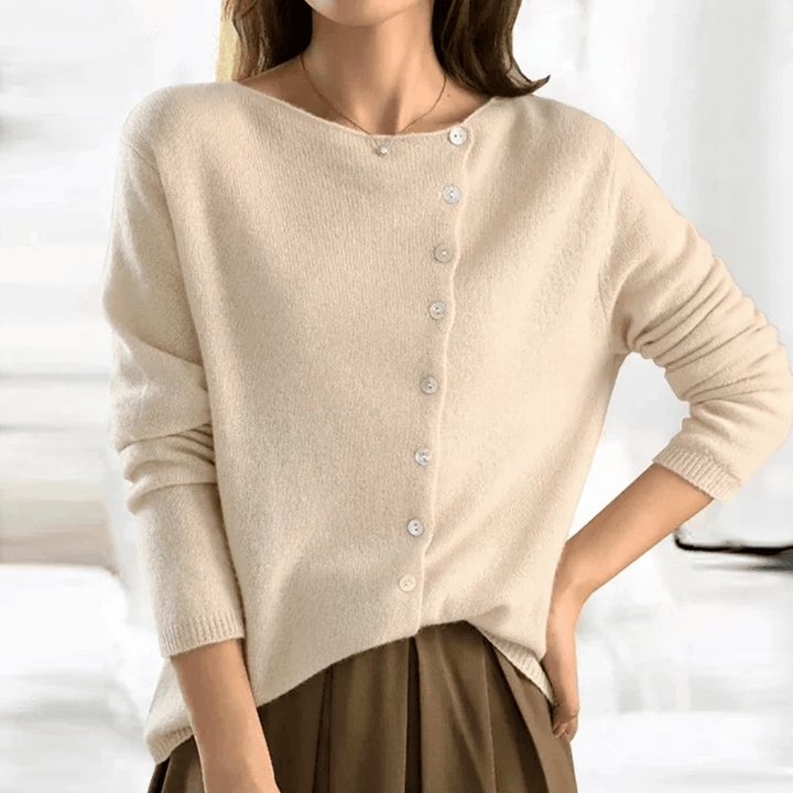 Button-Up Knitted Sweater