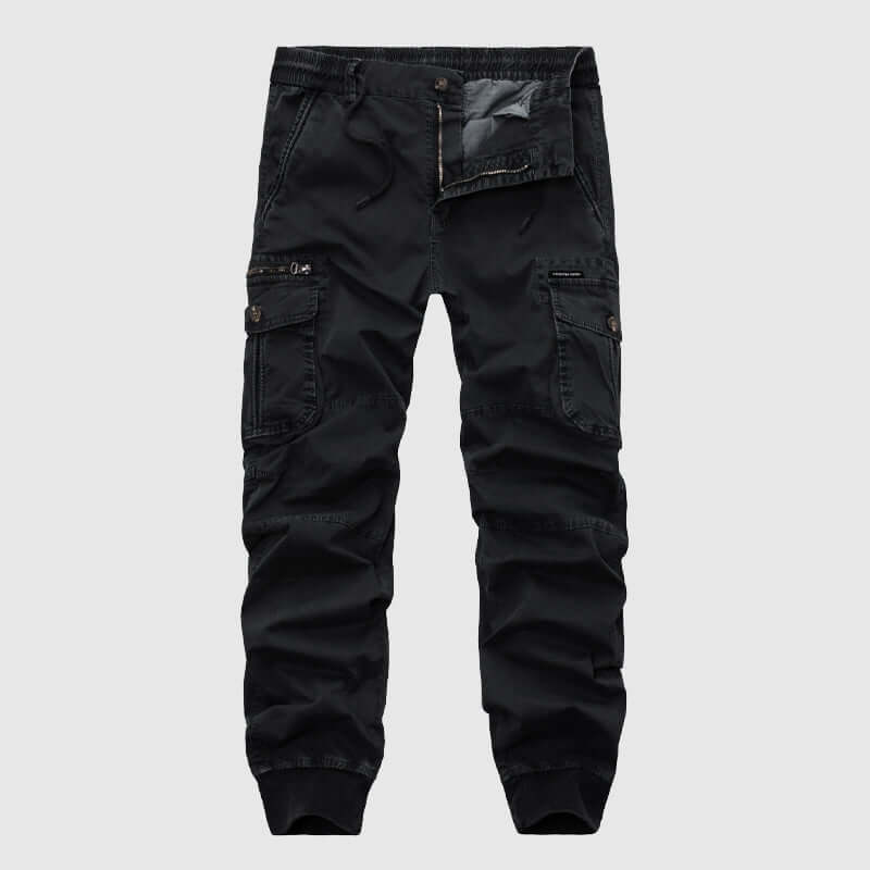 Men's Elastic Waist Pants with Pockets