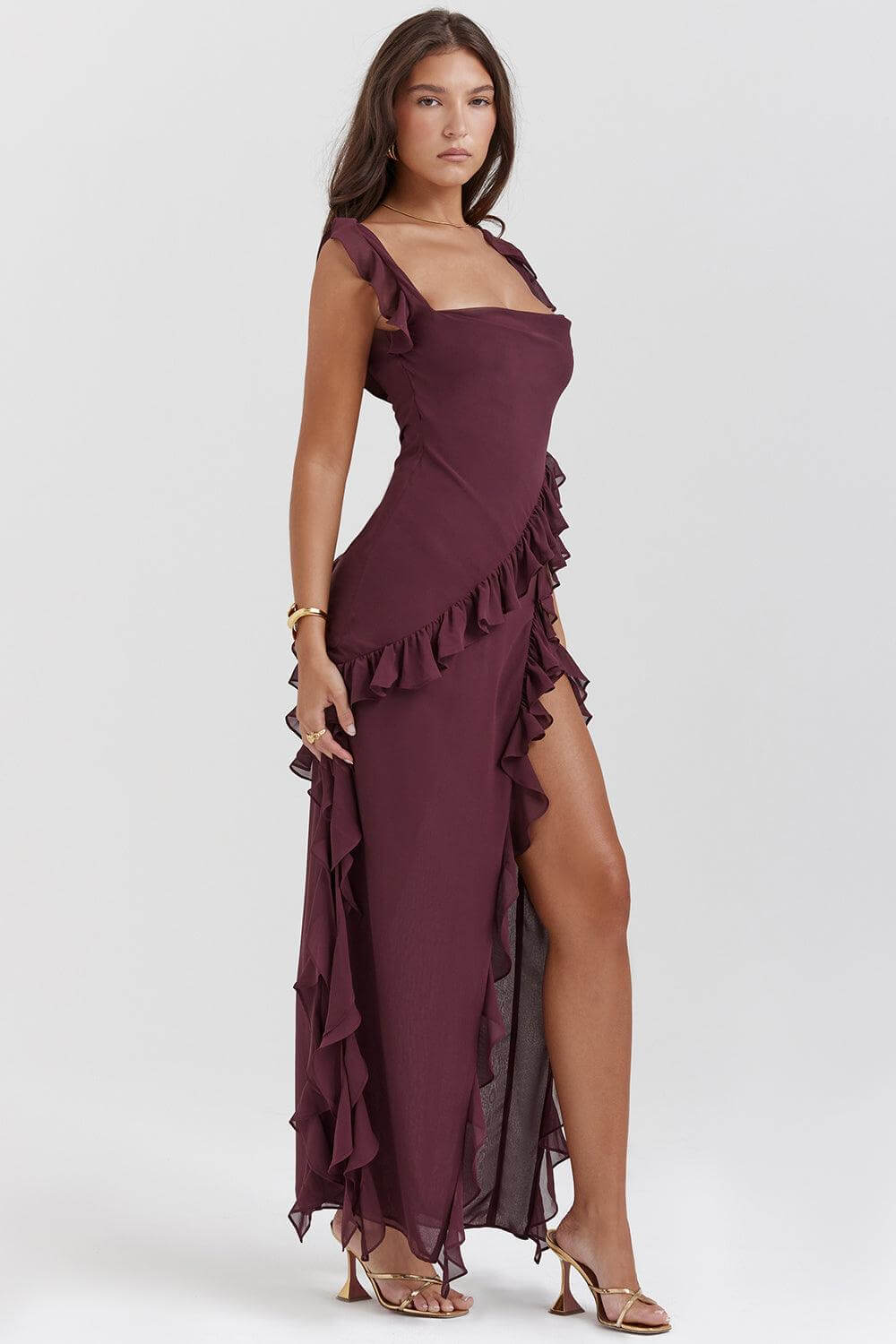 Elegant Summer Dress with Side Slit