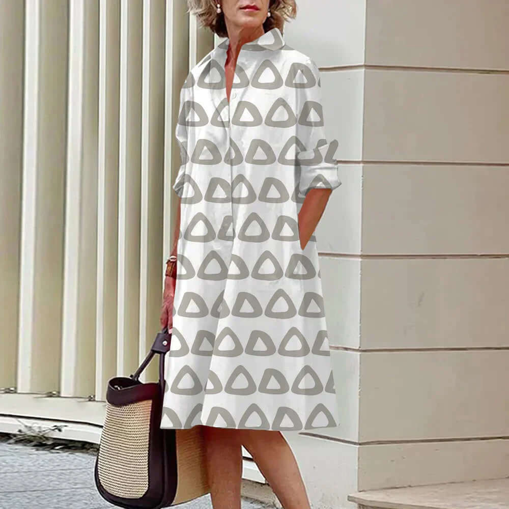 Stretch Fit Knee-Length Midi Dress