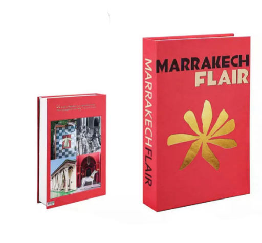 Four decorative books for versatile home decor, perfect for bookshelf & coffee table styling.