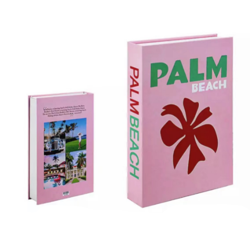 Decorative books with blank covers, ideal for contemporary home decor & elegant coffee table styling.