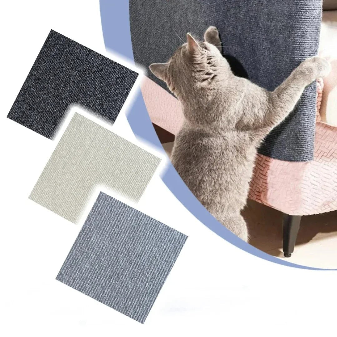 DIY Universal Cat Scratch Guard, durable fabric protector in beige, cut to fit, blends with furniture for stylish pet demarca