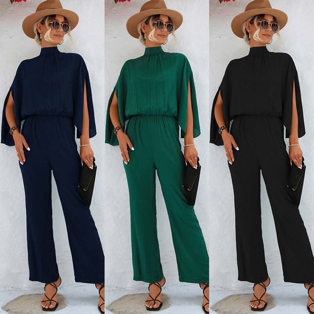 Elegant Batwing Sleeve Jumpsuit for Women