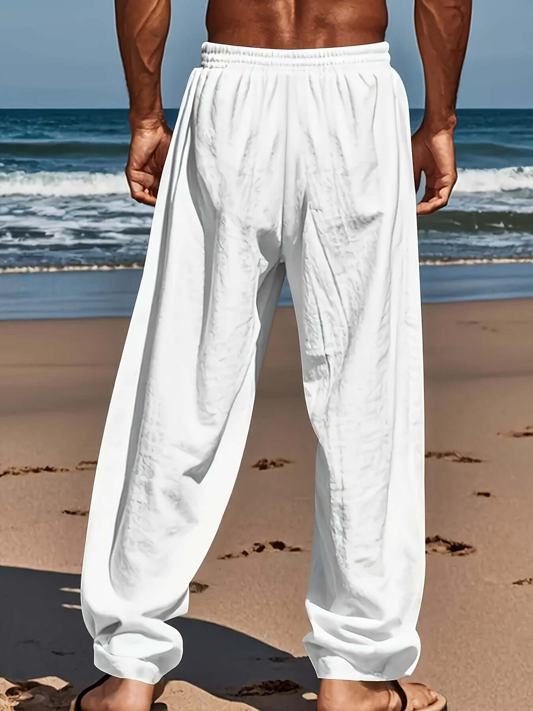 Men's Casual Loose Fit Trousers - Breathable & Comfortable