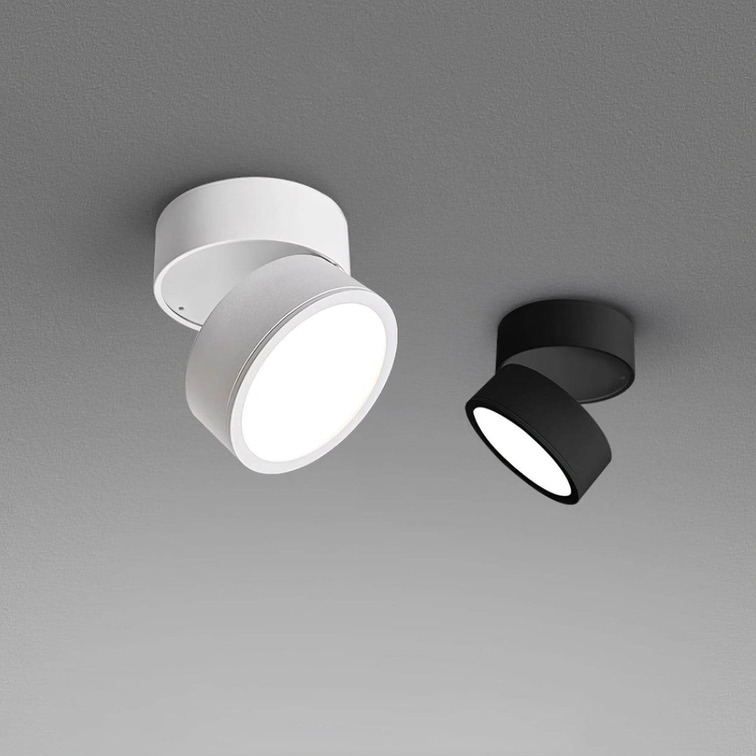 Adjustable LED Ceiling Spotlight Fixture, Warm White, 10cm