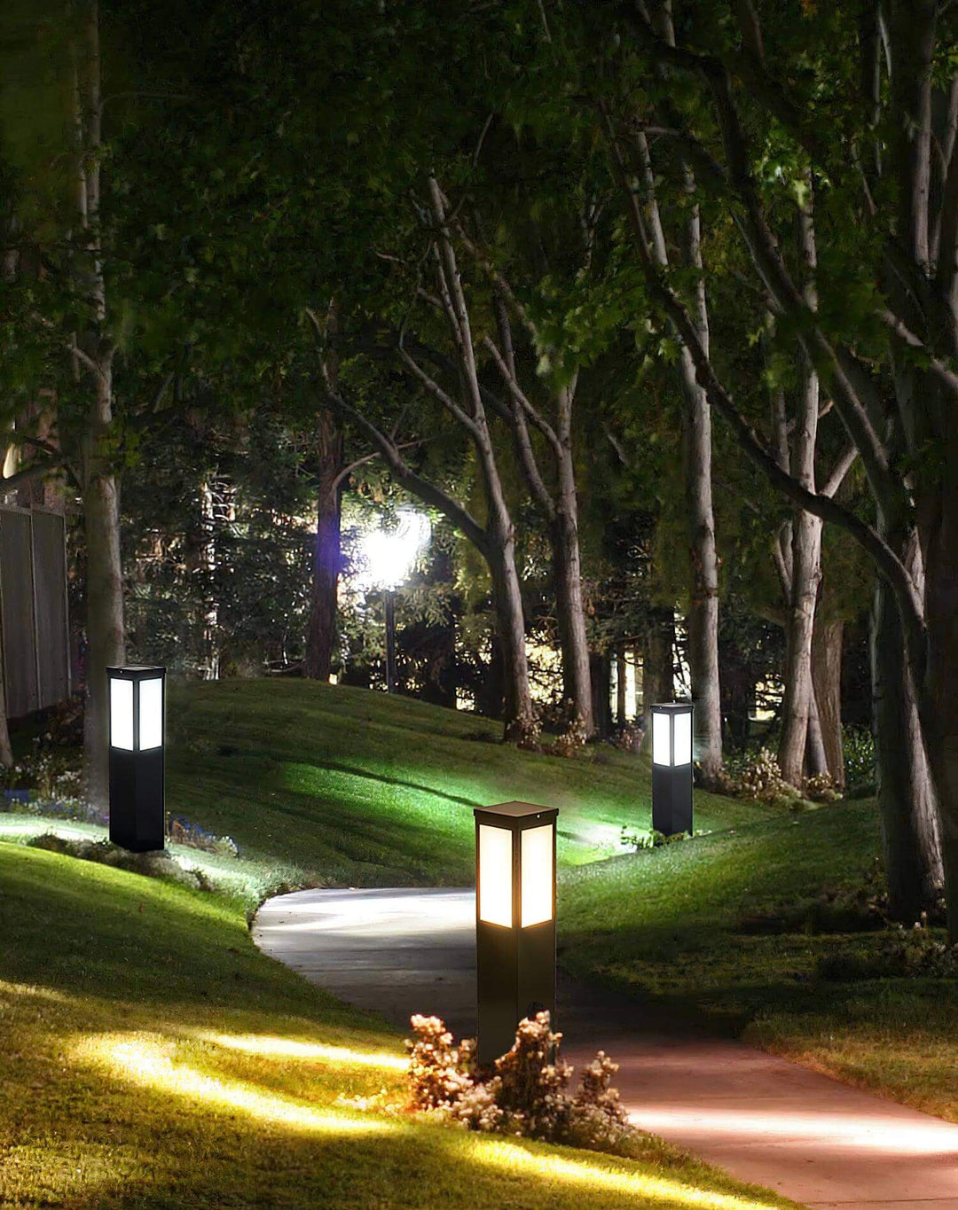 Modern Outdoor Bollard Light - IP65 Waterproof