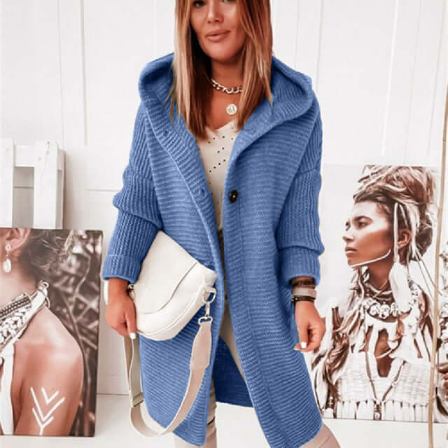 Knitted Cardigan with Buttons