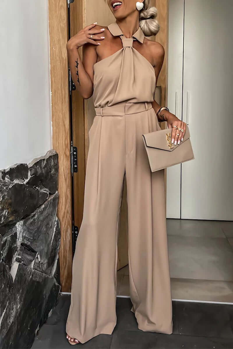 Women's Casual Loose Fit Pocket Jumpsuit
