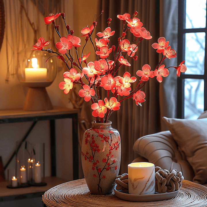 LED Fairy Light Olive Branch 70cm Warm White Battery Operated