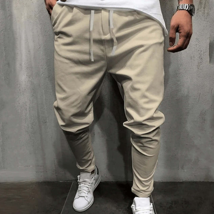 Men's Tapered Fit Joggers - Elastic Waist & Cuffs