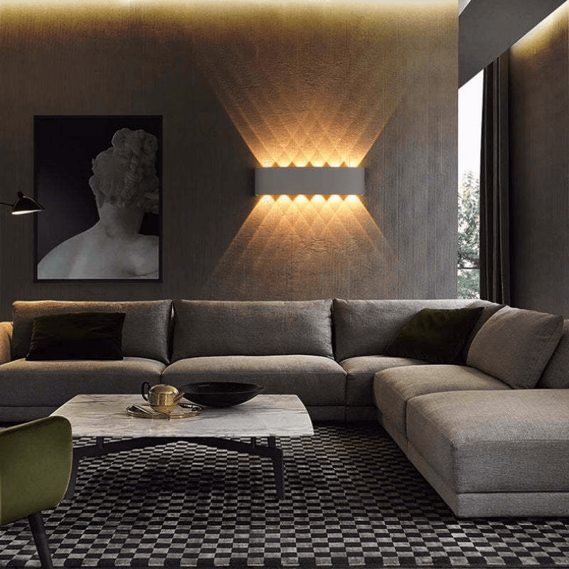 Modern LED Wall Sconce Light - Indoor/Outdoor