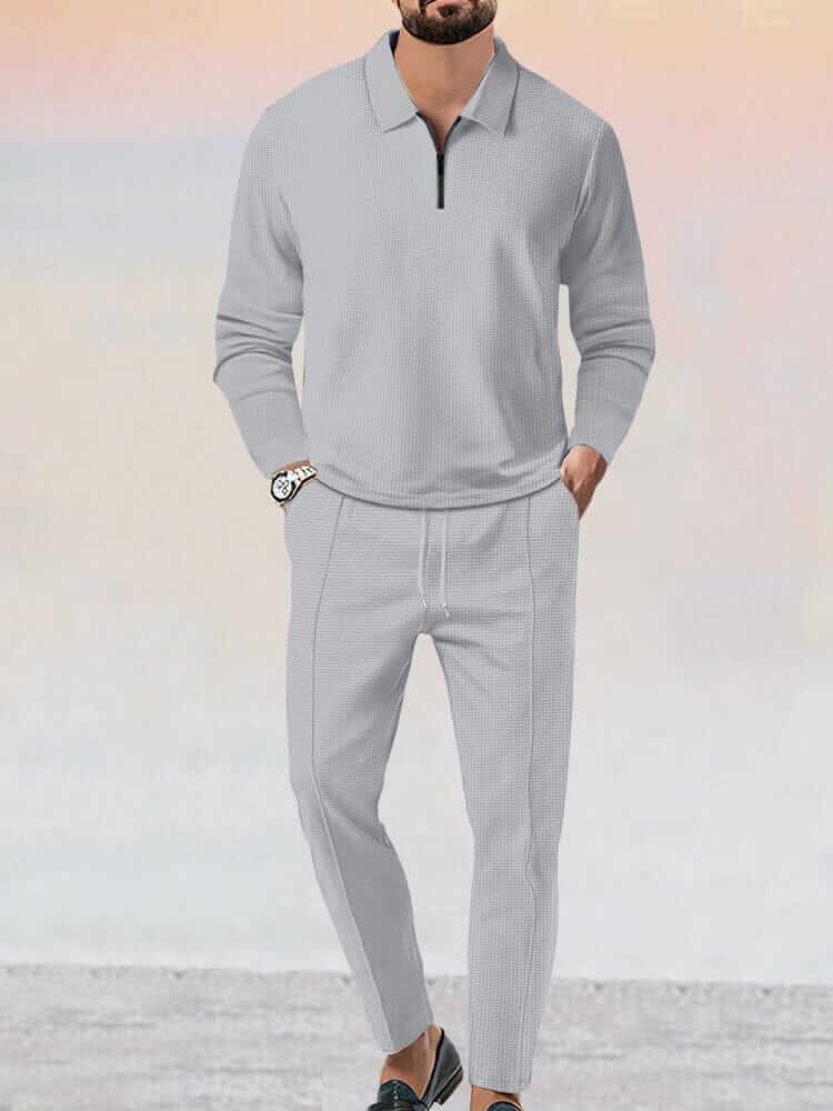 Men's Waffle Two-Piece Set