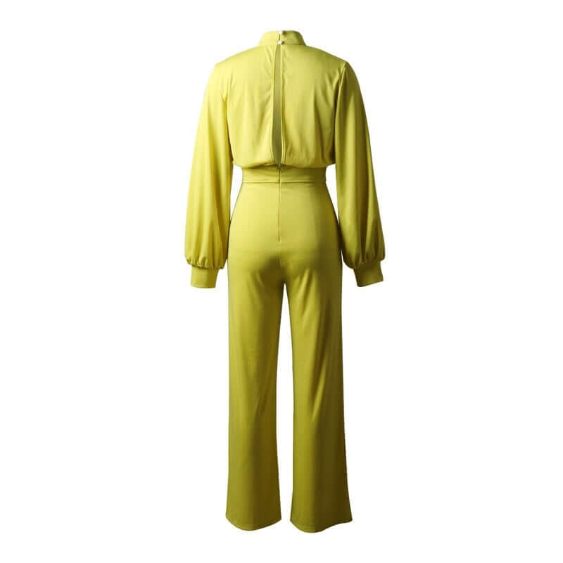 Slim Fit Long Sleeve Jumpsuit