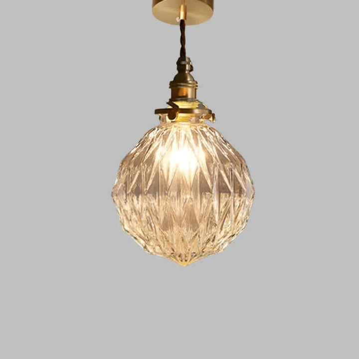 Elegant Crystal Glass Pendant Light