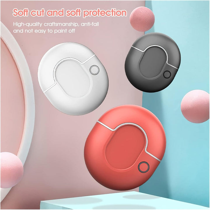 Electric nail clipper with sleek design, safe hidden blade, dual-speed modes for all ages, perfect for effortless grooming.