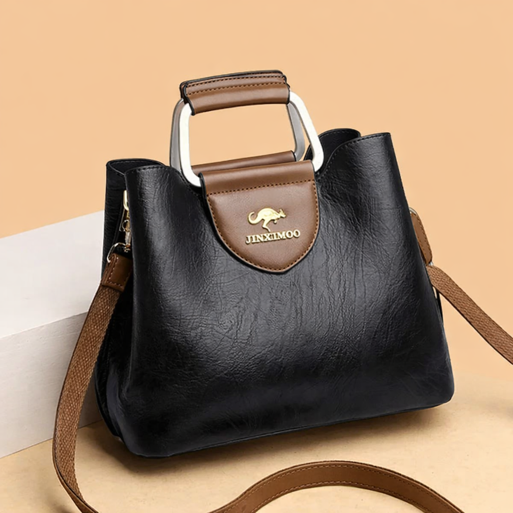 Elegant genuine leather shoulder bag for women, perfect for daily use and fashion.