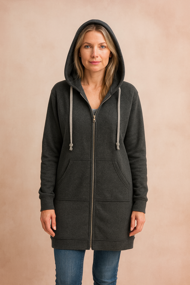 Dressy women's long sweater dress, perfect for elegant fall fashion & cozy casual chic winter style.