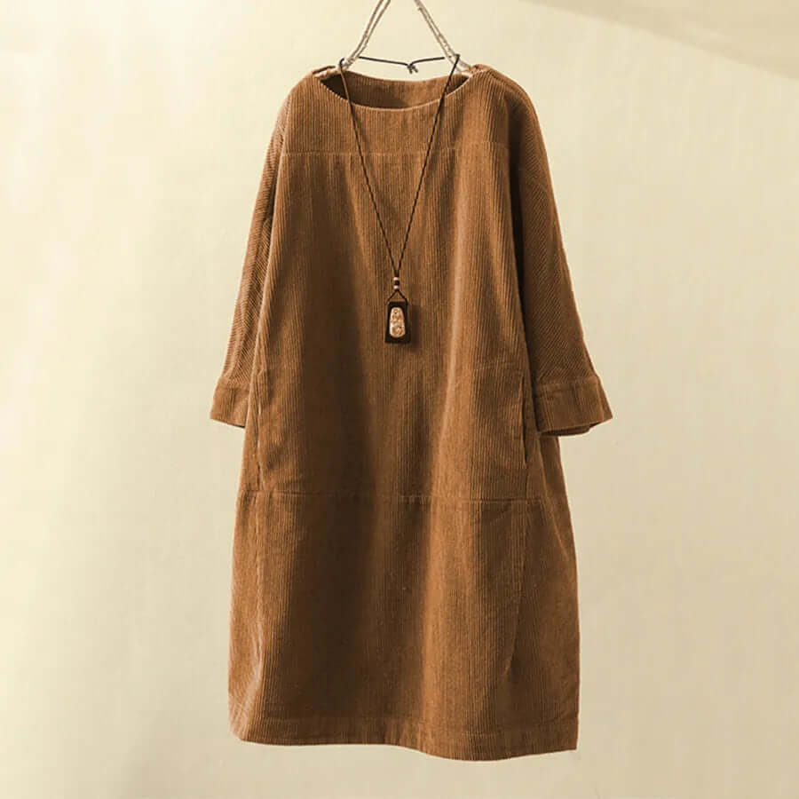 Elegant women's retro swing dress. Perfect vintage midi party dress for special formal occasions & classic fashion.