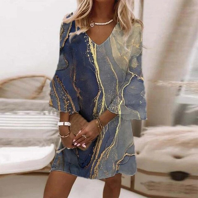 Versatile women's elegant summer midi dress. Perfect for casual comfort or dressed-up party style.