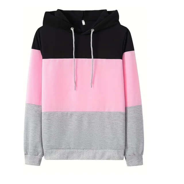 Women's Colour Block Relaxed Fit Sweatshirt