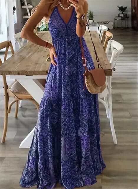 Women's Boho Maxi Dress