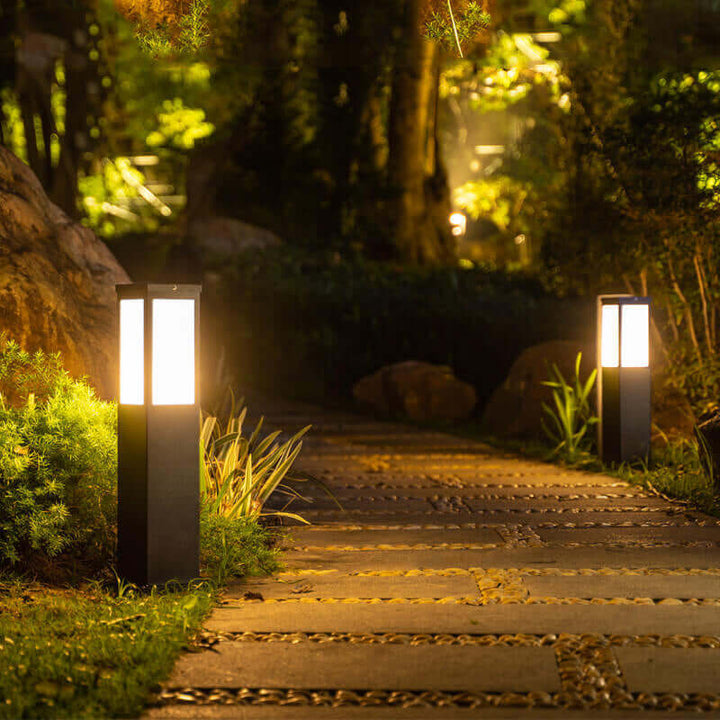 Modern Outdoor Solar Garden Lantern