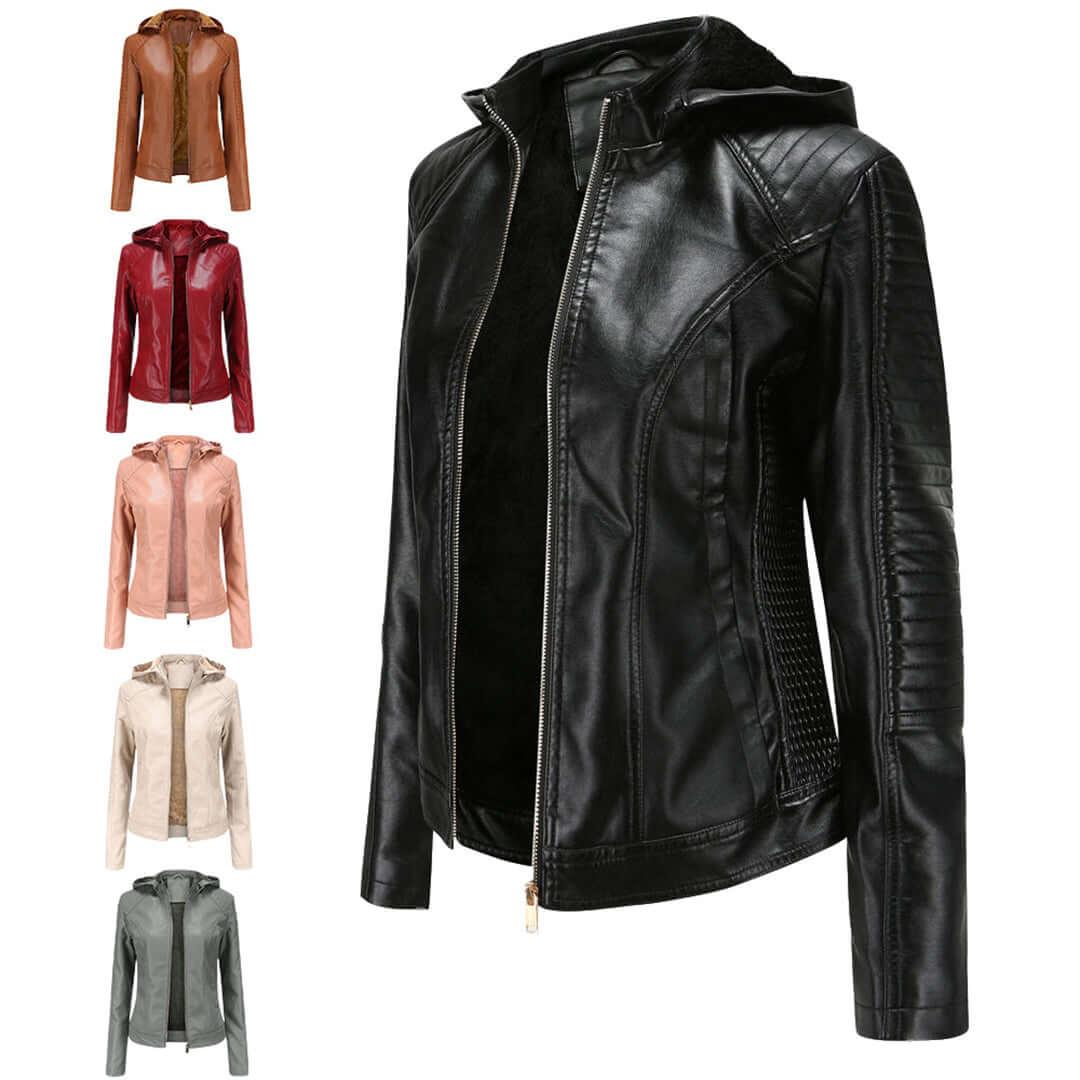 Women's Detachable Hood Jacket