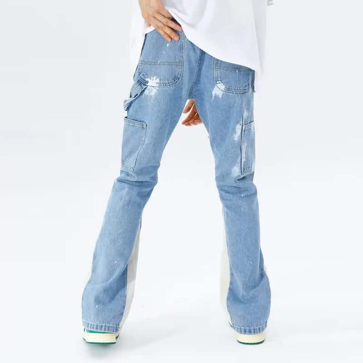 Men's Baggy Flared Jeans