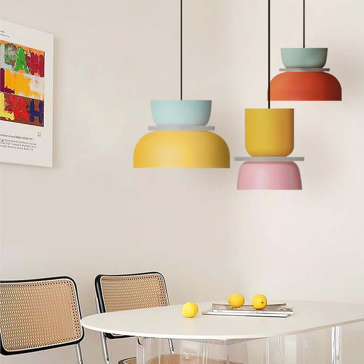 Color Block Nordic Pendant Light