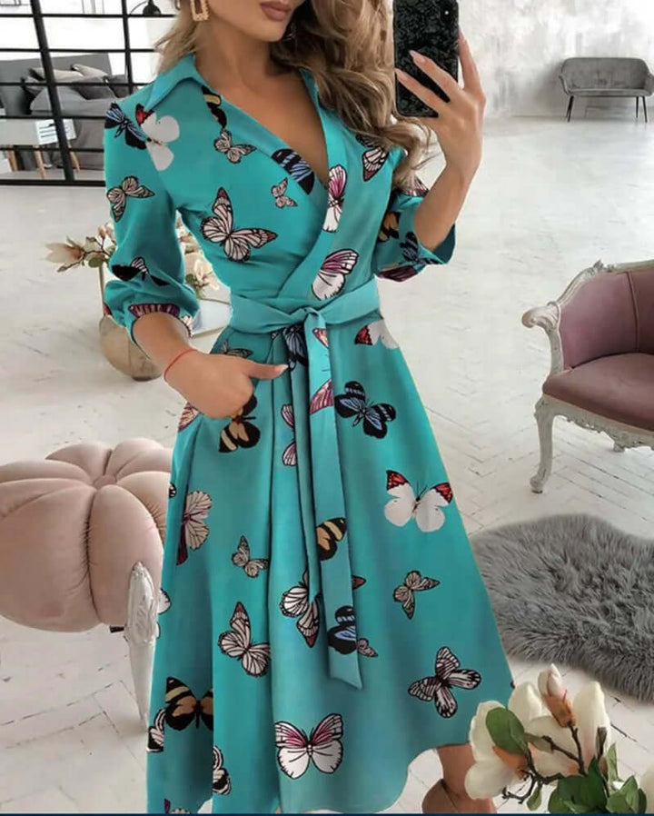 Elegant Wrap Dress for Formal Occasions