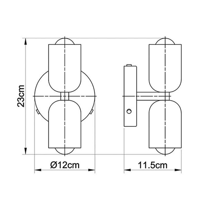 Modern Acrylic Up-Down Wall Light