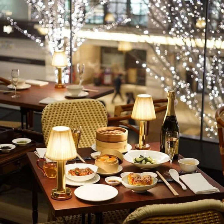 Cordless LED Metal Table Lamp