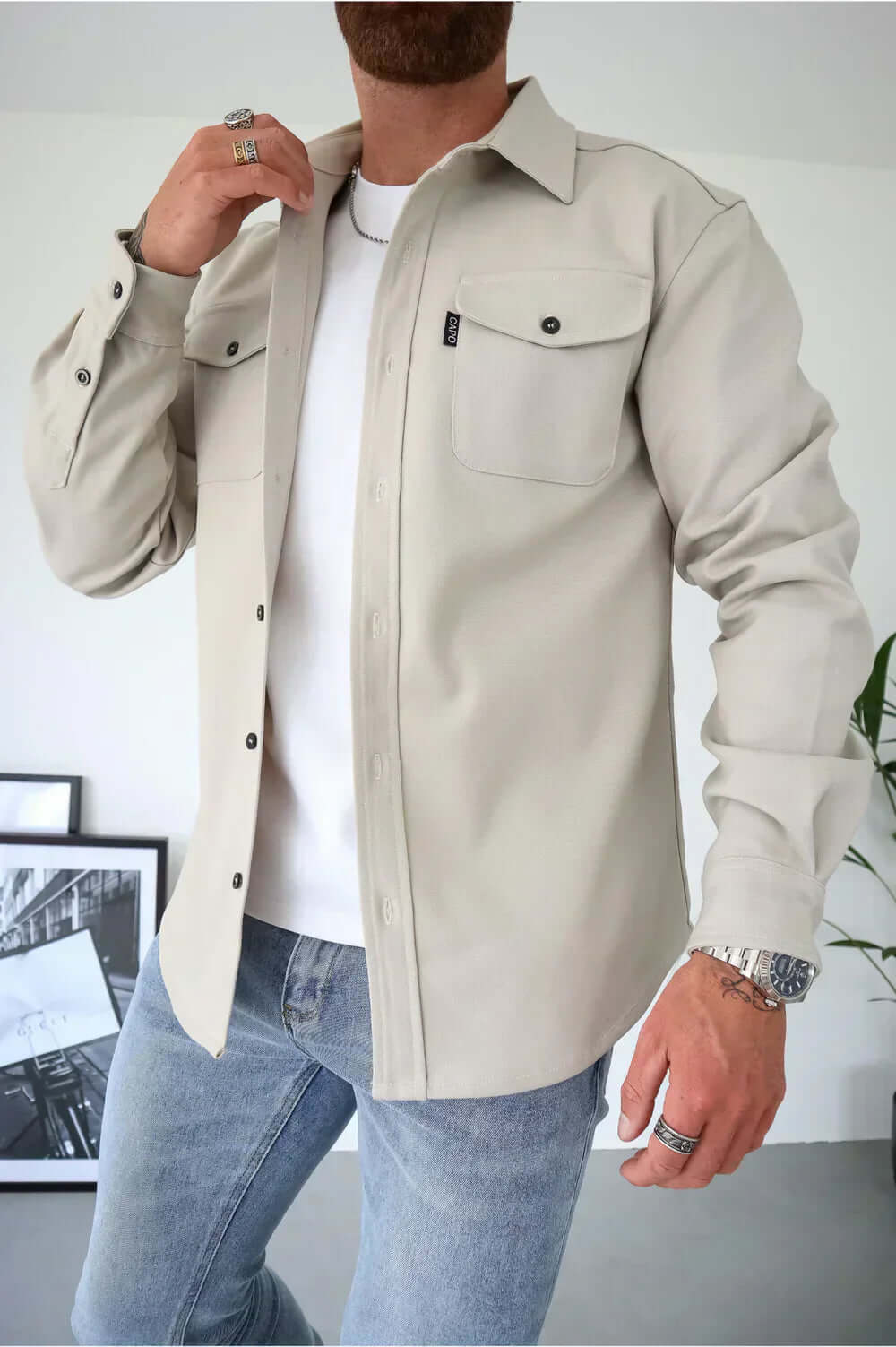 Men's Premium Overshirt - Versatile & Stylish