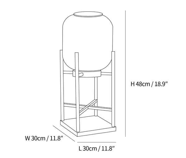 Solar Outdoor Floor Lamp Lantern