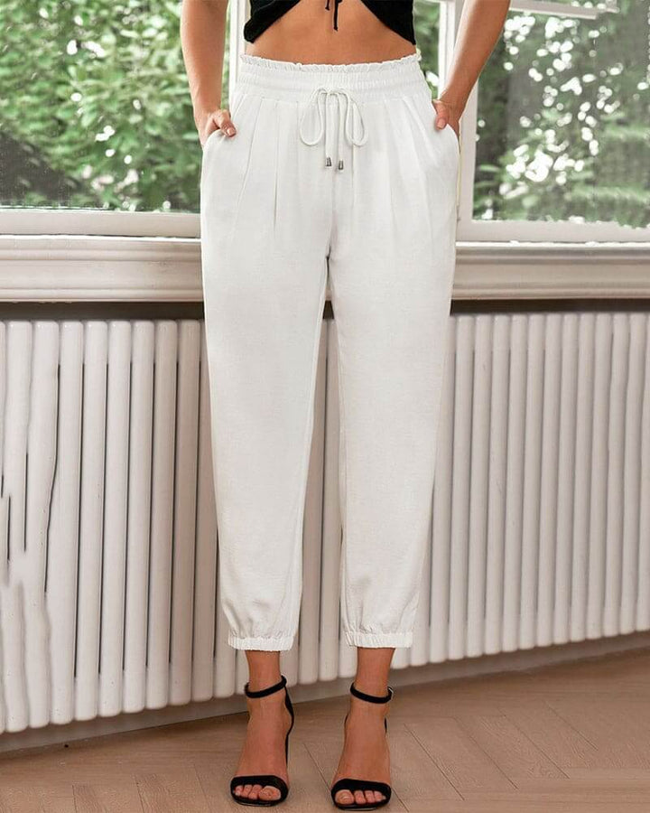 Women's Casual Drawstring Trousers