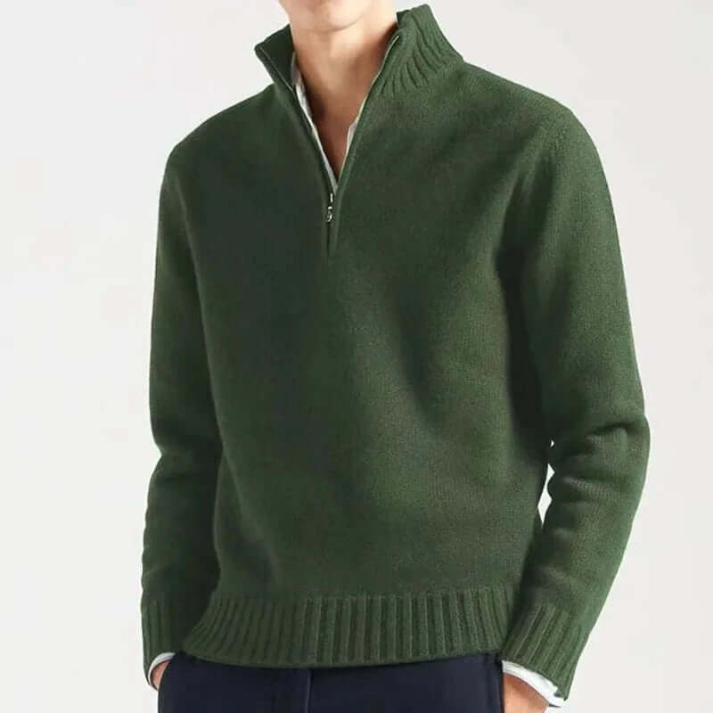 Men’s Half-Zip Warm Sweater