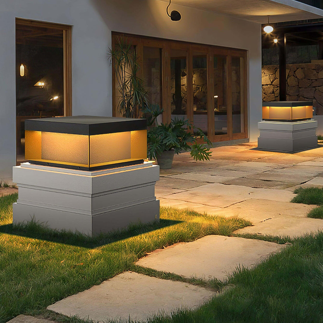 Solar Outdoor Post Light - Weatherproof IP65