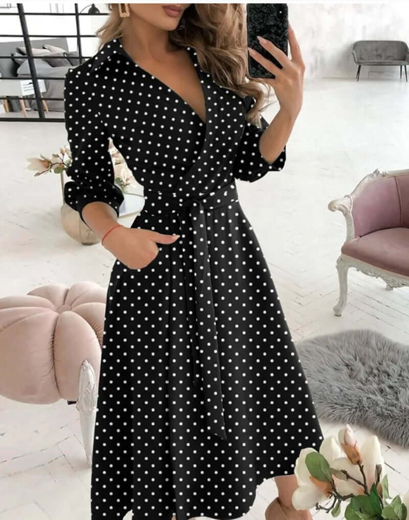 Elegant Wrap Dress for Formal Occasions