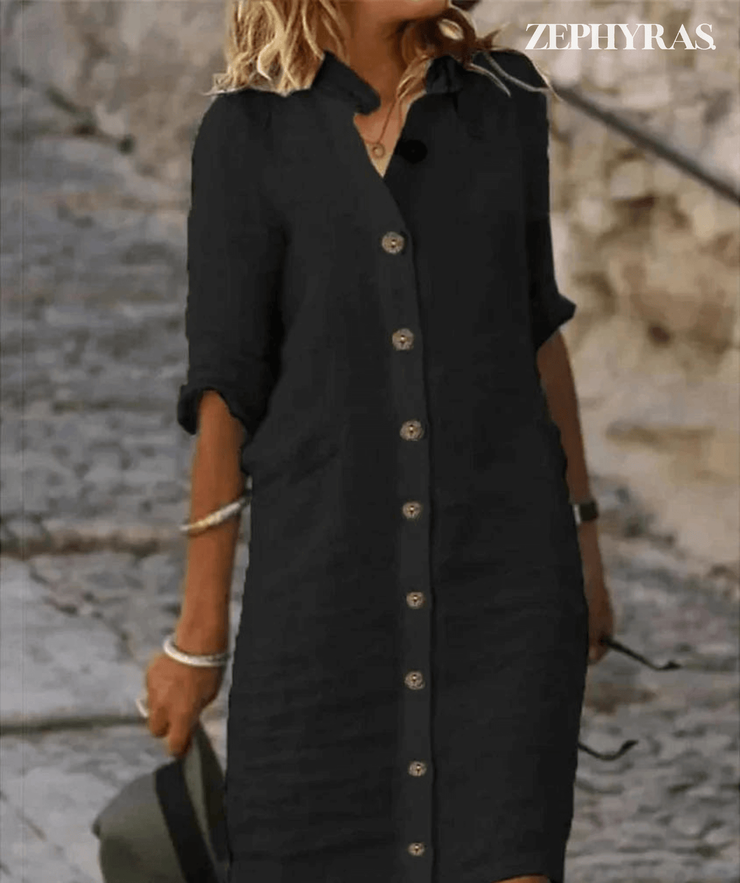 Summer Button-Down Dress