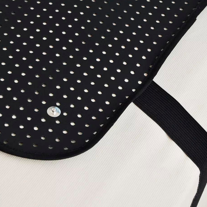 Grounding sleep mat for enhanced sleep. Carbon-infused leatherette material, under-sheet design for natural energy balance.
