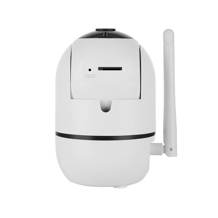 HD night vision baby monitor with 360° rotation, showing clear display even in low light and offering full-room surveillance.
