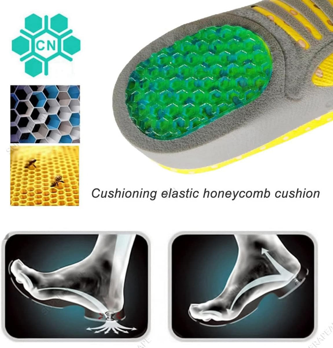 Orthopedic Insoles for Men & Women with Arch Support