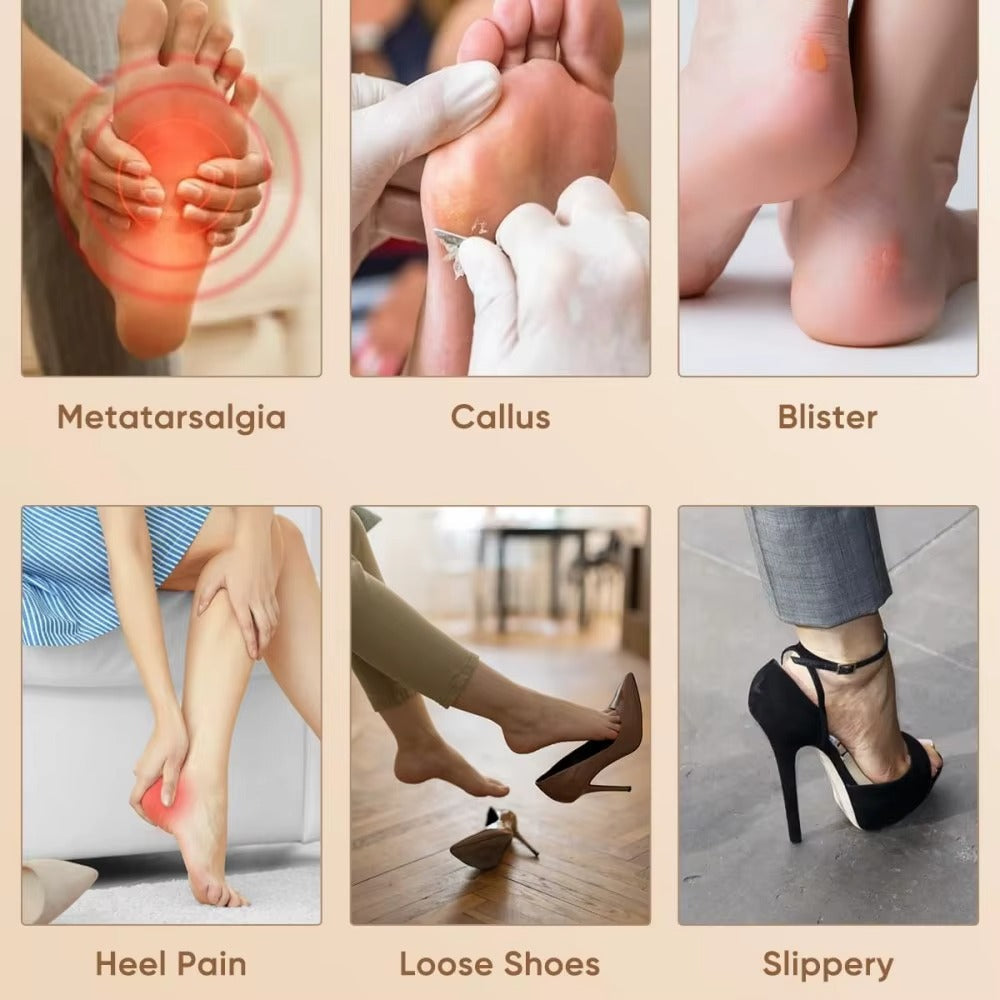 HeelGuard Cushioned Inserts for Shoe Chafing Relief
