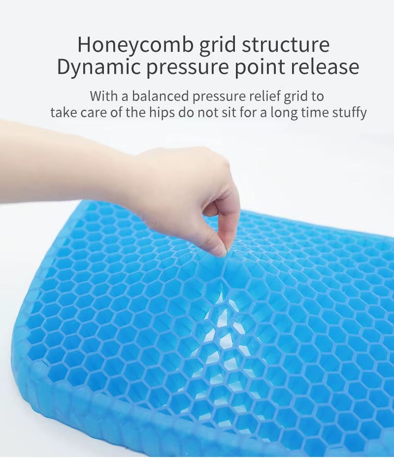 Orthopedic Gel Seat Cushion for Tailbone and Back Support
