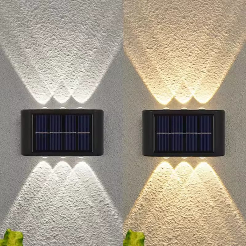 Solar LED Outdoor Wall Light - Waterproof & Durable IP65